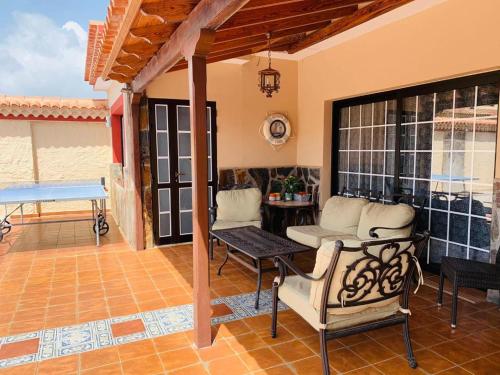 A balcony or terrace at Vivienda Vacacional FLORATERE