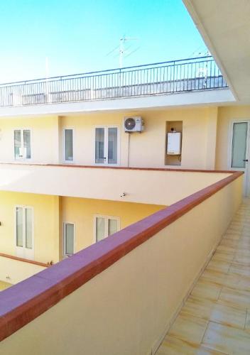 a view from the balcony of a building at Cerva Bianca B&B in Santa Maria Capua Vetere