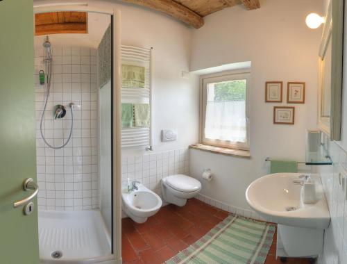 Koupelna v ubytování B&B Campodisole