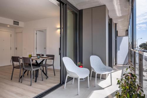 Balkón nebo terasa v ubytování Apartaments La Rosella