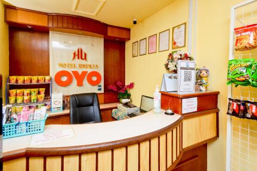 The lobby or reception area at OYO 89958 Hotel Umimas