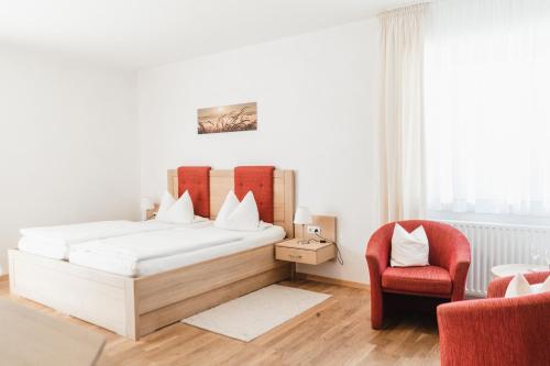Postel nebo postele na pokoji v ubytování Bio-Hotel Melter
