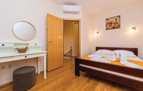 Krevet ili kreveti u jedinici u okviru objekta Port Adria Apartments