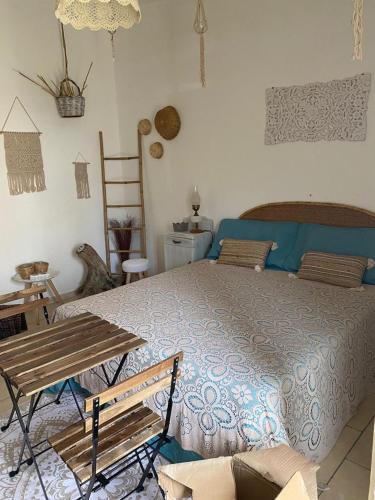 Cama o camas de una habitación en Masseria li Vecchi