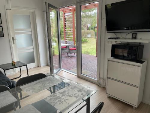 Dapur atau dapur kecil di Wakacyjny Dom na wyłączność "APARTAMENT LE SOLEIL"