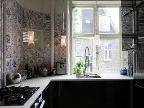 Dapur atau dapur kecil di ApartmentInCopenhagen Apartment 1290