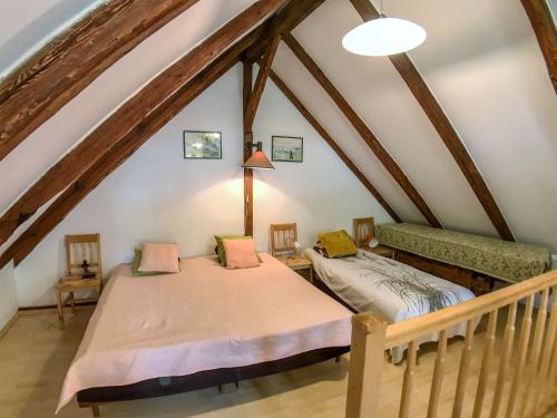 Ένα ή περισσότερα κρεβάτια σε δωμάτιο στο Holiday Home Parkany 2 by Interhome
