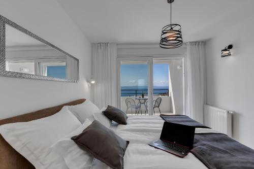 Postel nebo postele na pokoji v ubytování Holiday home L & B Makarska