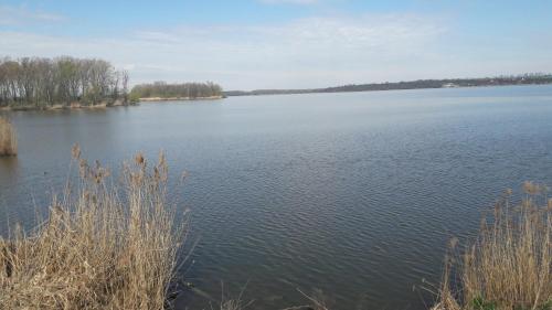 a view of a large body of water at Apartmán s vinným sklepem VIKTORIE Pouzdřany in Pouzdřany