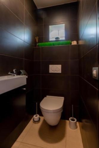 Vlaamse Ardennen Vakantiehuis Casa Caliente met wellnessにあるバスルーム
