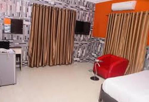 Istumisnurk majutusasutuses Room in Lodge - Prescott Hotel Asaba,