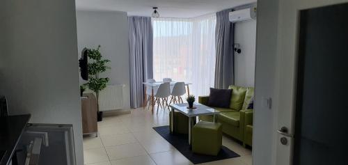 Χώρος καθιστικού στο Baltic Cliff Apartamenty