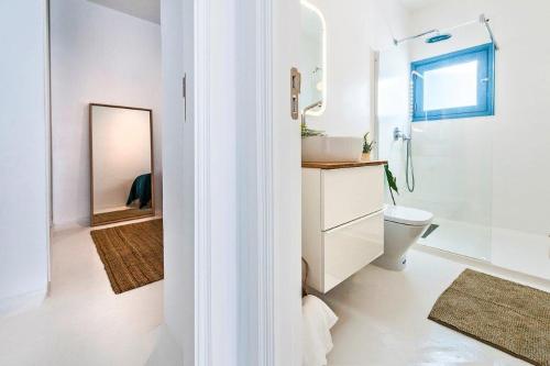 Kúpeľňa v ubytovaní Apartamentos Cotillo Surf