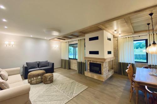 Ruang duduk di Къща за гости Volpe - Volpe Guesthouse