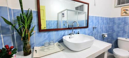 Koupelna v ubytování Kota Kinabalu Sabah City Homestay