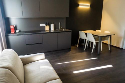 Kuchyň nebo kuchyňský kout v ubytování Venice Terminal Apartments & Suites