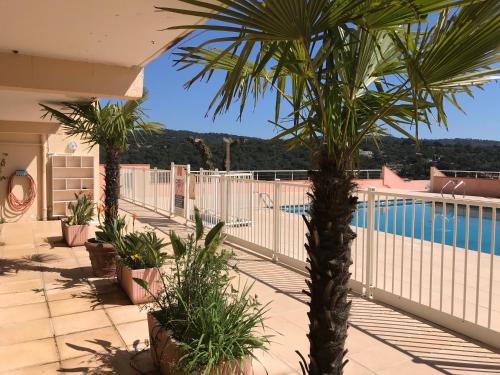 La alberca dentro o cerca de Golfe de Saint Tropez Terrasses de Sylvabelle Gigaro
