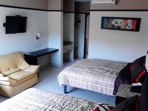 Postel nebo postele na pokoji v ubytování Jalyd Inn