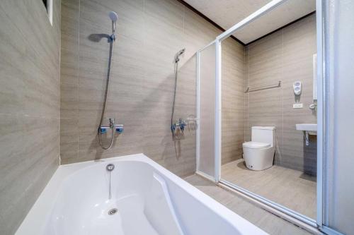 Koupelna v ubytování Hui Yun B&B