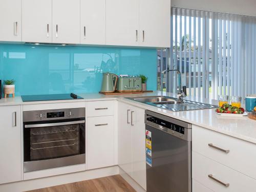 Köök või kööginurk majutusasutuses Blue Pelican