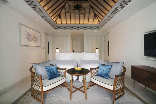 Χώρος καθιστικού στο Banyan Tree Krabi