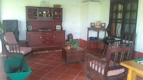Posezení v ubytování Villa de las Palmas de Rozo Palmira
