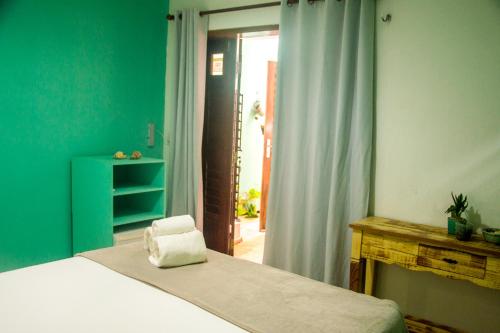 Una cama o camas en una habitación de A casa é sua!