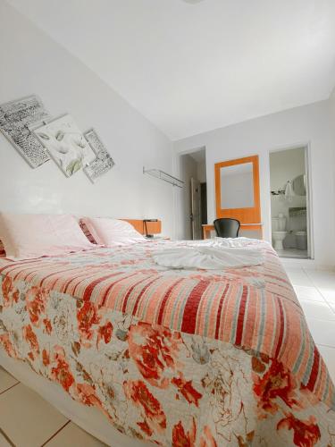 Ένα ή περισσότερα κρεβάτια σε δωμάτιο στο Principe Hotel