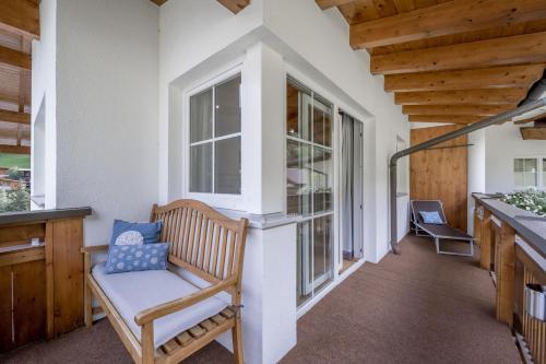 Χώρος καθιστικού στο Appartementhaus Kathrin