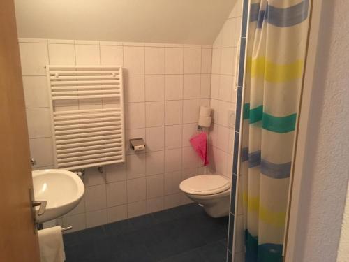 Koupelna v ubytování Hotel Löwen