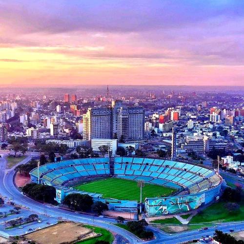 Nespecifikovaný výhled na destinaci Montevideo nebo výhled na město při pohledu z hostelu