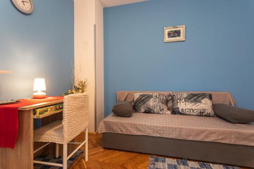 Postel nebo postele na pokoji v ubytování Blue Sky Baska