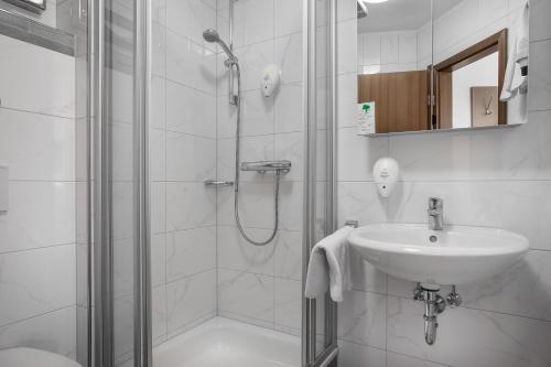 Koupelna v ubytování acora Karlsruhe Zentrum Living the City - Apartments