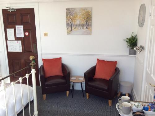 A seating area at The Gables 