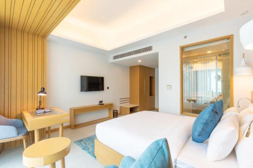 TV a/nebo společenská místnost v ubytování Hotel Siraichuli