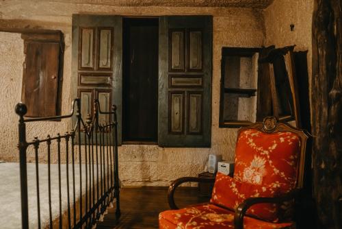 Posezení v ubytování Melekler Evi Cave Hotel