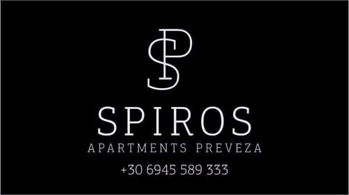 a sign that reads sprisagentsagentsregula with a letter at Spiros apartment in the center of Preveza Dodonis 32 in Preveza