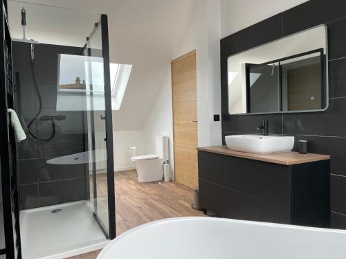 Un baño de Gîte Serenida