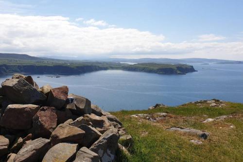 a view of a large body of water at Uig Chalets Idrigill Hill Chalet in Uig