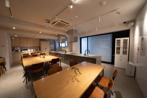 Kjøkken eller kjøkkenkrok på LINNAS Kanazawa