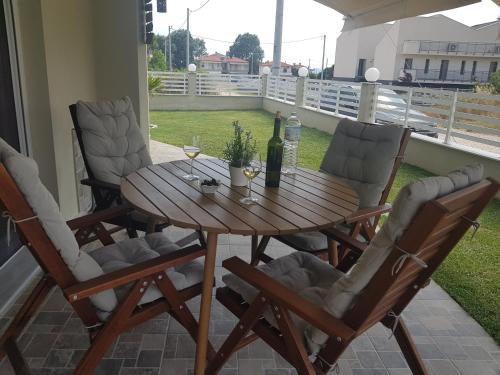 Patio nebo venkovní prostory v ubytování Mango apartment