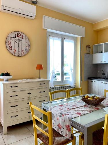 Kuchyň nebo kuchyňský kout v ubytování La Posidonia sul mare
