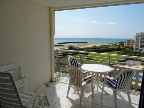 Appartement Cap d'Agde, Vue Mer, 3 pièces, 4/6 personnes