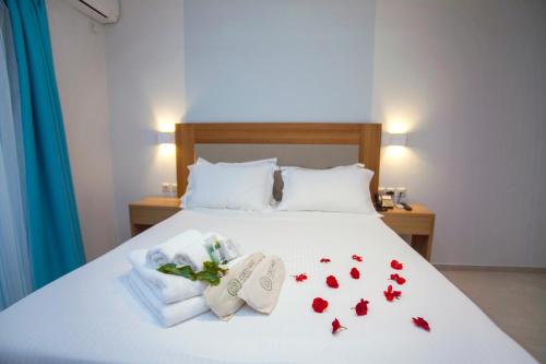 Aktaia Boutique Hotelにあるベッド