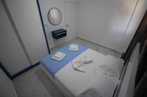 Krevet ili kreveti u jedinici u okviru objekta Sky Apartments