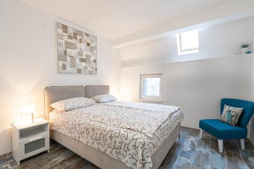 Katil atau katil-katil dalam bilik di Apartman M Zlatni breg