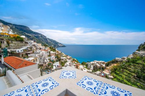 a view of the amalfi coast from a villa at Terrazza Zaffiro in Positano