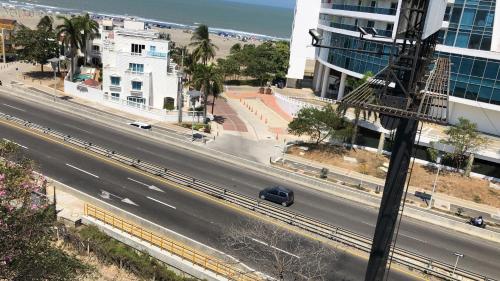 Een algemene foto van Cartagena of een uitzicht op de stad vanuit het appartement