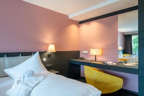 Hotel Brunnerhofにあるベッド