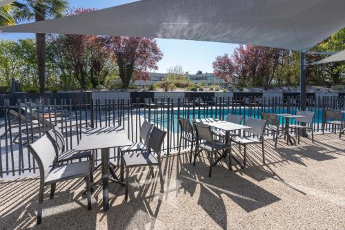 Bazén v ubytování Novotel Poitiers Site du Futuroscope nebo v jeho okolí